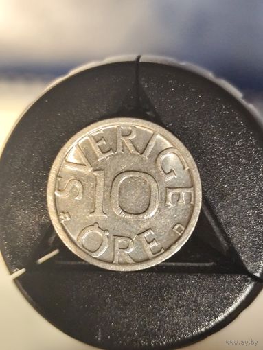 Швеция 10 эре 1987