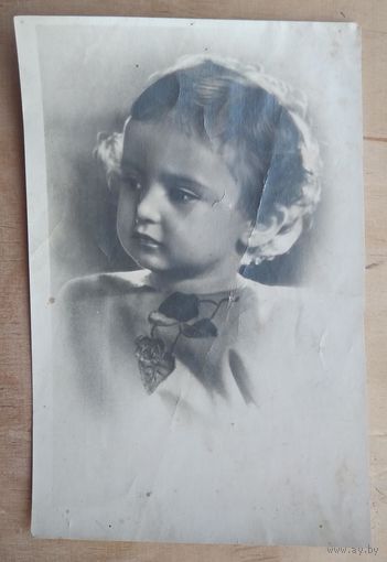 Фотооткрытка. Девочка. Начало 1950-х.