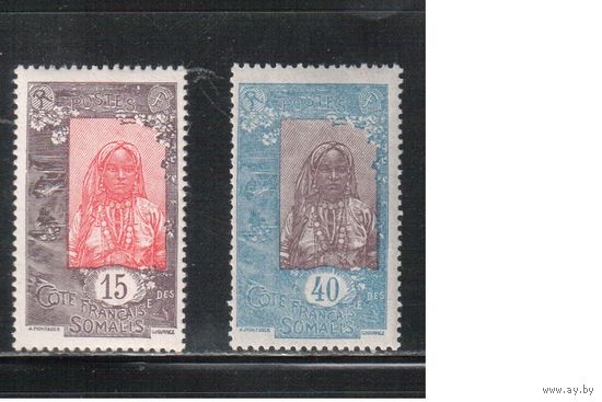 Французское Сомали-1916,(Мих.90,101)  * , Французские колонии, Стандарт,
