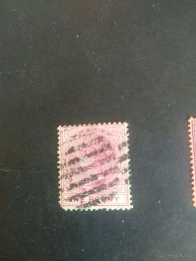 GB Колонии Лагос 1884 V Стандарт #13
