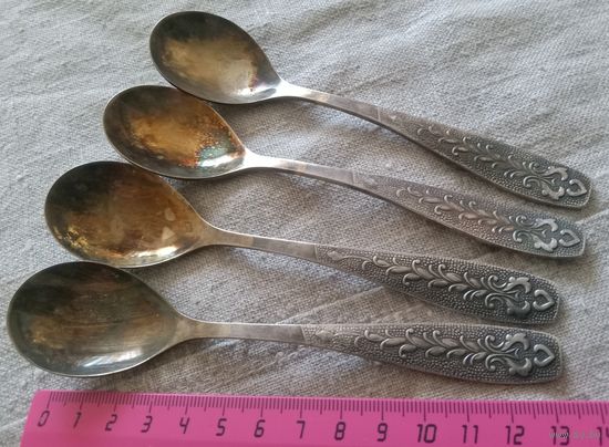 Набор красивых чайных ложечек, СССР, МНЦ. Распродажа коллекции.