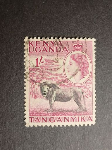 Кения, Уганда и Танганьика 1954. Королева Елизавета II и пейзажи