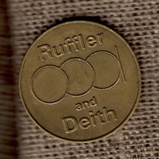 Жетон/ Ruffler и Deith /  пятерка