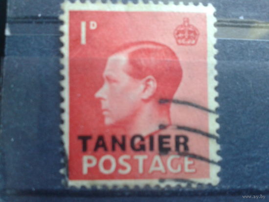 Танжер, колония Британии,1936 , стандарт, надпечатка