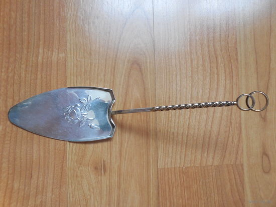 Лопатка для торта СССР. серебро 916 проба.