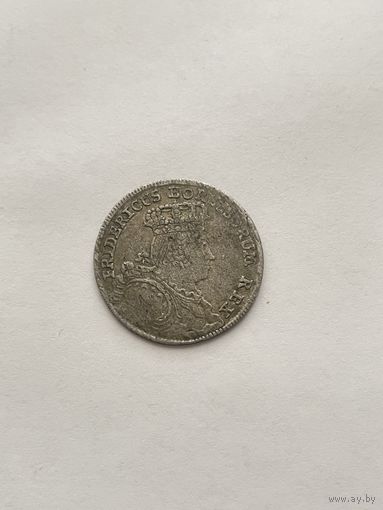6 грошей 1755 Wroclaw Prussia