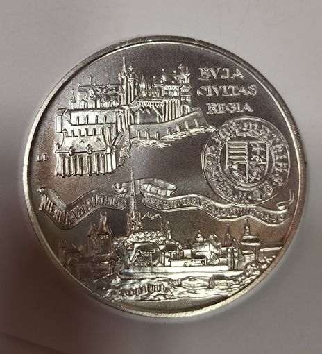 С рубля без мц! 500 форинтов 1990 Венгрия нечастая! Панорамное крупные серебро!