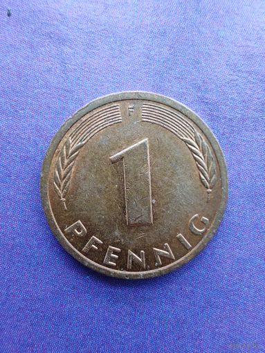 Германия ФРГ 1 пфенниг 1980 F