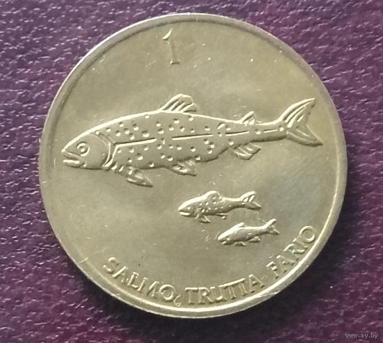Словения 1 толар, 1992-2006