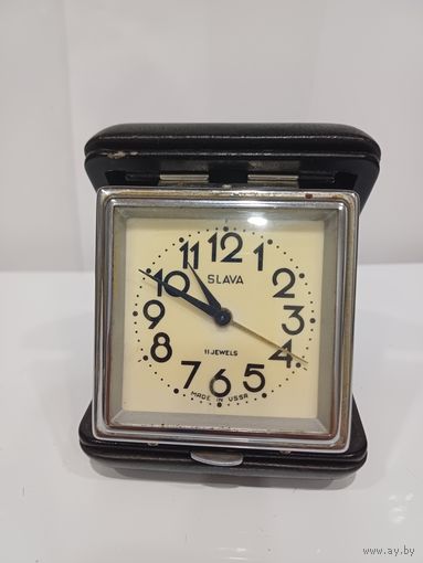 Все лоты с 1р.Слава дорожные часы не тикают