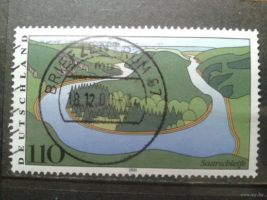 Германия 2000 пейзаж в Сааре Михель-1,1 евро гаш