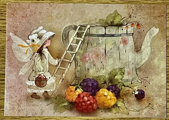 Открытка чистая 10х15 см. Художница Екатерина Бабок