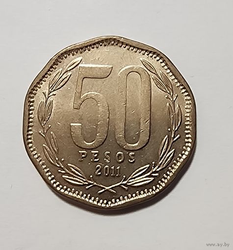 Чили 50 песо, 2011