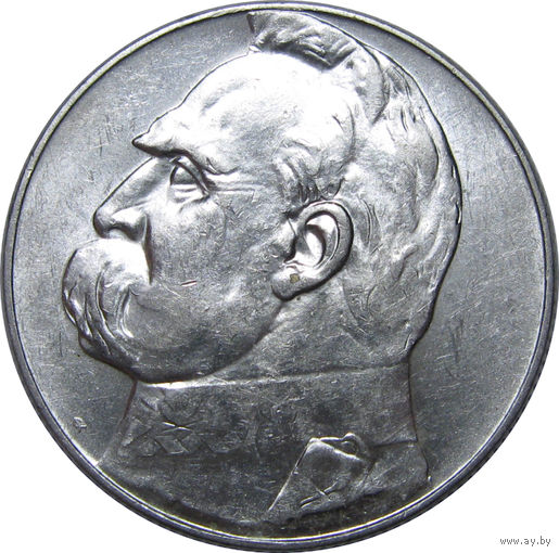 5 злотых 1936 Пилсудский UNC ШТЕМПЕЛЬНЫЙ БЛЕСК ( ВИДЕО С МОНЕТОЙ В ОПИСАНИИ)