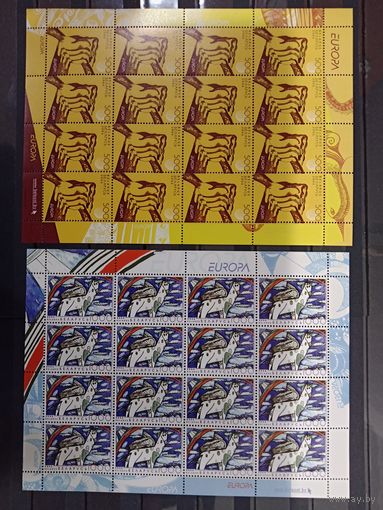 Марки Беларуси - 2006 Мир без границ, EUROPA, полная серия в ЛИСТАХ, КМ 645 - 646, каталог 32 евро