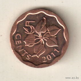 Эсватини (Свазиленд) 5 цент 2011