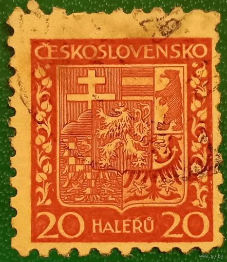 Чехословакия 1929. Государственный герб