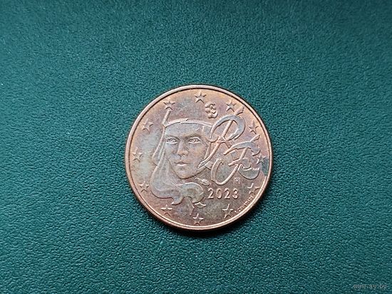 1 евроцент Франция.