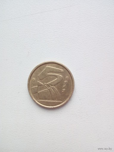 5 песет 1998г. Испания