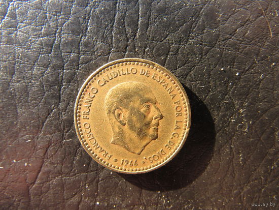 Испания. 1 песета. 1966. С 20 копеек. Распродажа коллекции. Смотрите другие лоты.