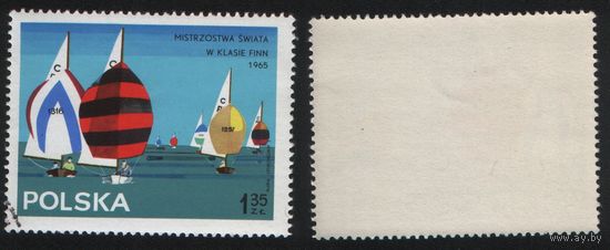 Польша (Mi)PL1591 (Яхты) 1965 год 1,35 zl группа Кадетский класс (a1-03 ТОРГ/ВАША ЦЕНА
