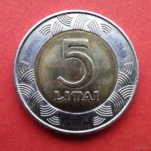 Литва. 5 лит 2009 года.