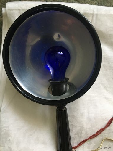 Рефлектор  Минина. Синяя лампа.