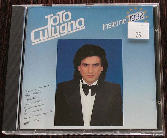 Toto Cutugno "Insieme:1992" Audio CD, 1990