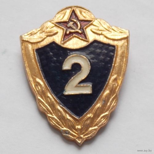 Знак солдатской классности 2 класс