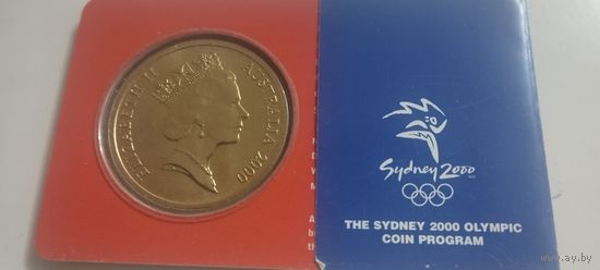 Австралия 5 долларов 2000г. Триатлон