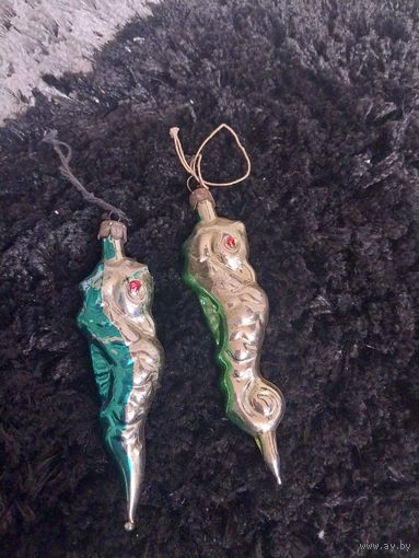 Коньки игрушки СССР новогодние
