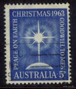 Австралия - 1963 [Mi. 337] Гашеная (AU07)