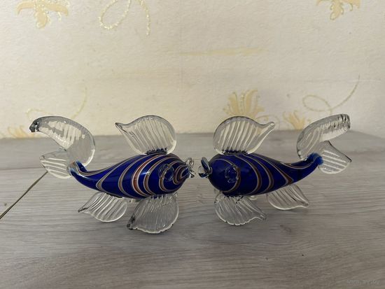 Статуэтки рыбки .Нёман СССР.Пара с рубля.
