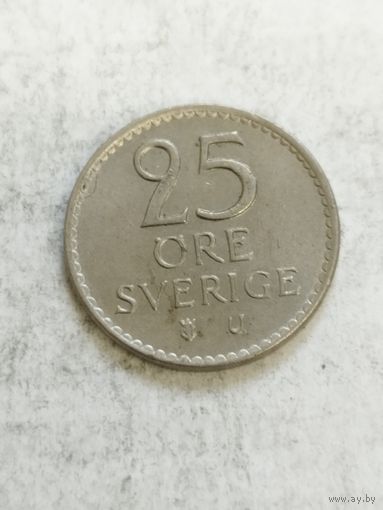 Швеция 25 оре 1963