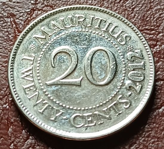 Маврикий 20 центов, 2012    ( 1-2-7 )