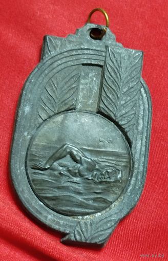 Спорт медаль плавание 1960 года Бронза, тяжелая