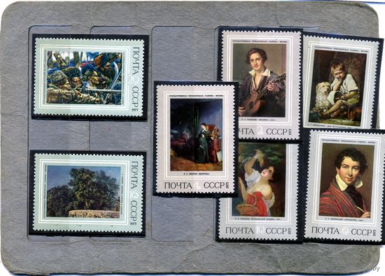 СССР, 1973 , РУССКАЯ**  ЖИВОПИСЬ,   серия  чистая**