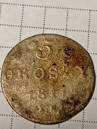 5 грошей Герцогство Варшавское 1811 год...л...