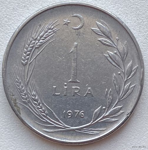 Турция 1 лира 1976 г.