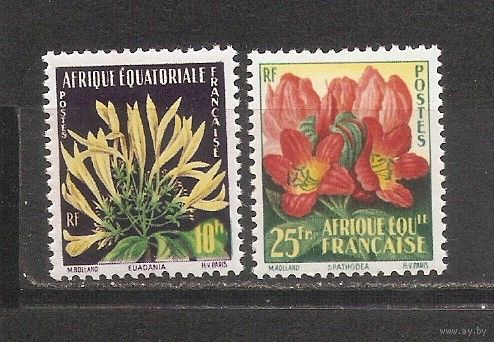 ФФ1 Французская Экваториальная Африка Цветы