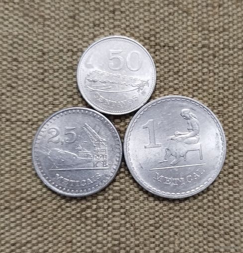 Мозамбик 3 монеты