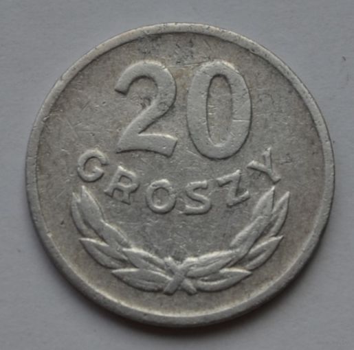 Польша, 20 грошей 1968 г.