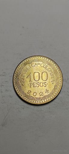Колумбия 100 песос 2024