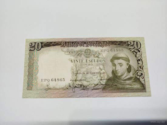 20 эскудо 1964 год.