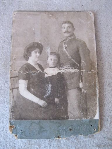 Старинное фото. Российская империя, Минск, первая четверть прошлого века. Фотограф Григорий Абрамович Миранский.