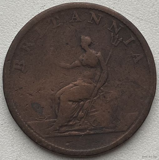 Великобритания 1/2 пенни 1807 г. Георг III