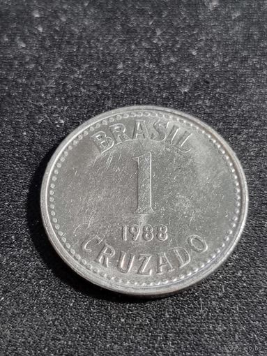 Бразилия 1 крузадо 1988