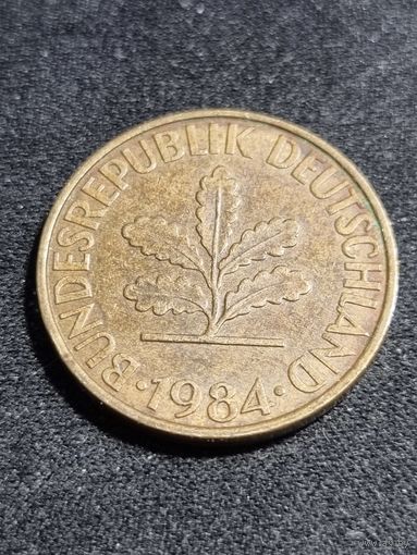 Германия 10 пфеннигов 1984 J