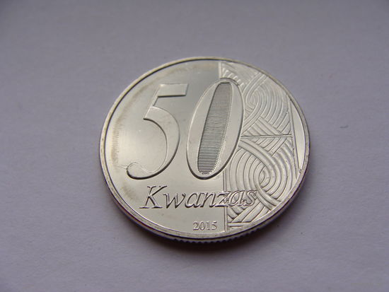 Ангола. 50 кванза 2015 год КМ#112 "40 лет Независимости"