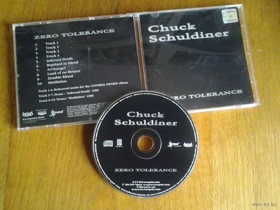 Chuck Schuldiner - Zero Tolerance CD